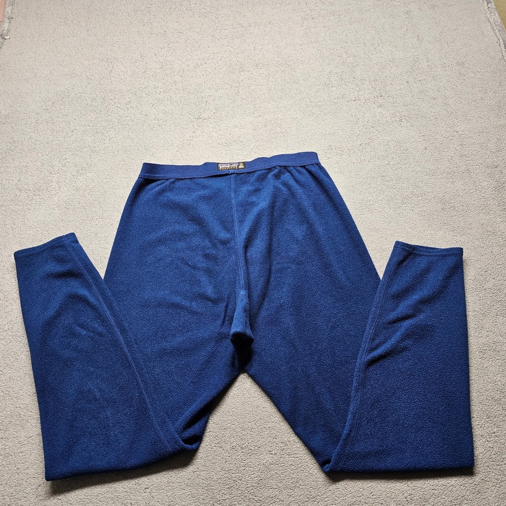 Patagonia‎ Capilene Mens Medium Blue Fleece Base Layer Thermal Pants Outdoor - Picture 7 of 11